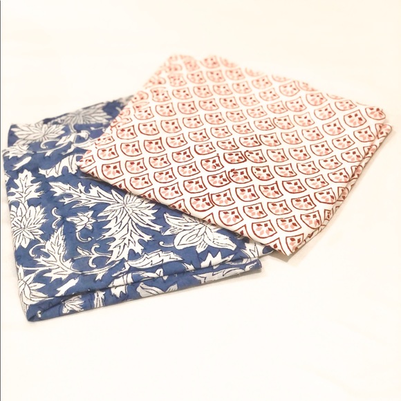 Block Print Cotton Shopping Bag - Picture 2 of 3